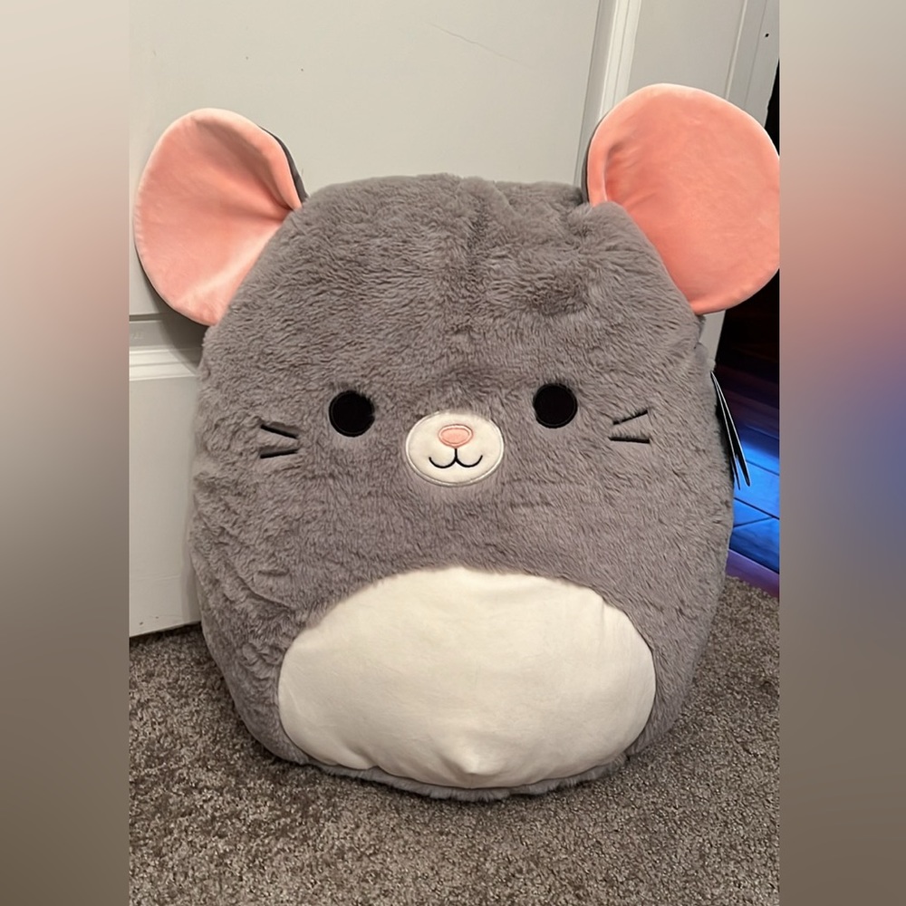 Squishmallows Official Plush 16 inch Misty the Grey Mouse Child's Ultra Soft